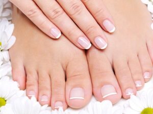 Verwöhnende Fußpflege und Entspannungsmassage